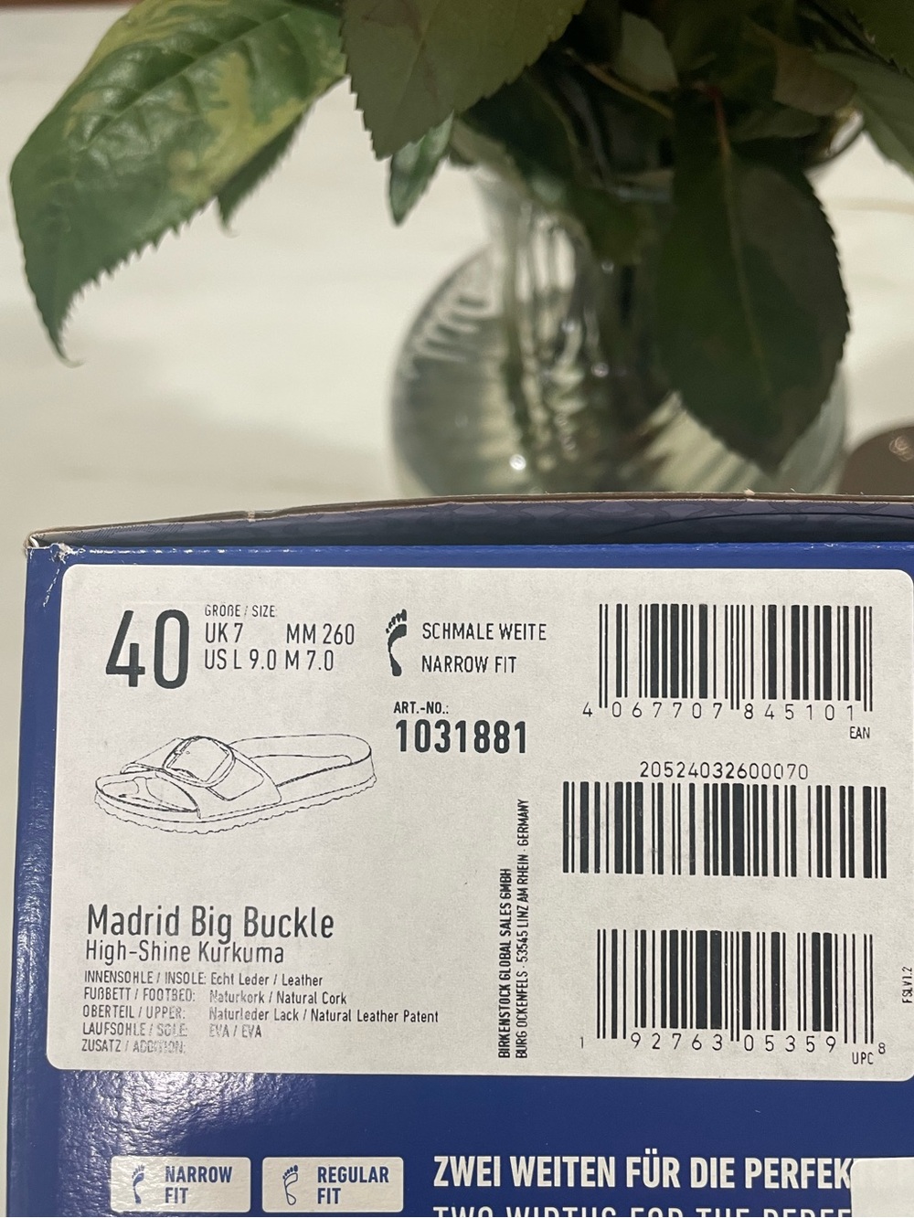 Birkenstock Madrid Big Buckle High Shine Sandals Size EURO 40 - Picture 3 of 7